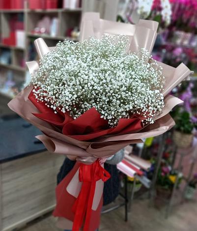 Букет цветов из: Гипсофила в Кендже-Кулаке