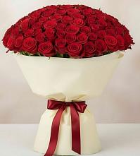 Букет 101 Красная роза Милано в Кендже-Кулаке