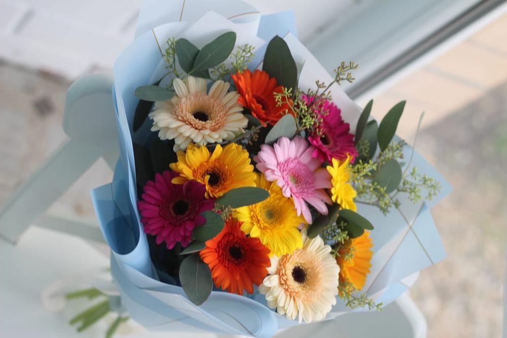 Букет цветов из: Герберы в Кендже-Кулаке