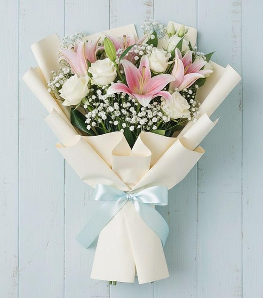 Букет цветов из: Лилии в Кендже-Кулаке