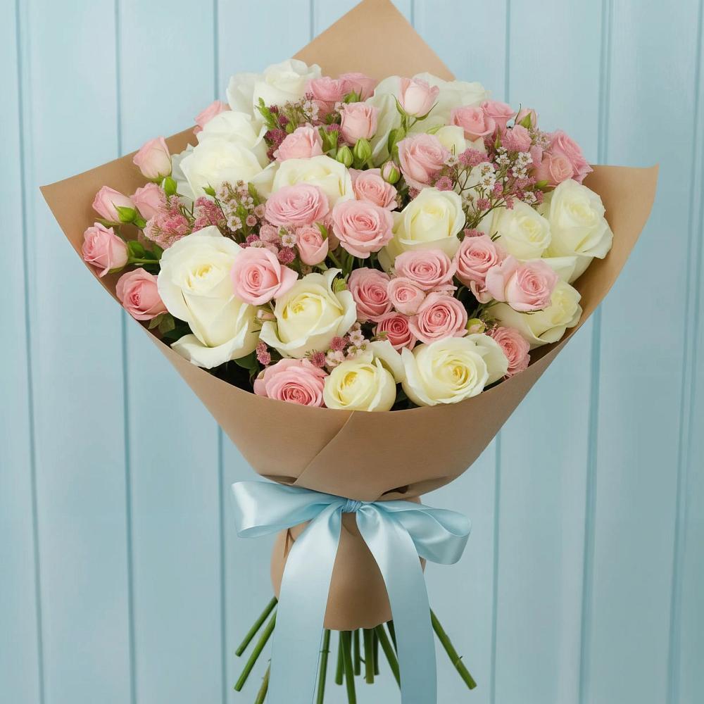 Букет цветов из: Розы в Кендже-Кулаке