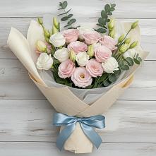 Букет цветов из:  Лизиантусы в Кендже-Кулаке