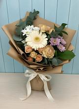 Букет цветов из:  Герберы и Хризантемы в Кендже-Кулаке