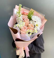 Букет цветов из:  Хризантемы и Розы в Кендже-Кулаке