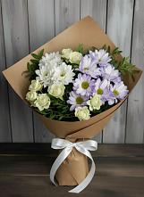 Букет цветов из:  Хризантемы и Розы в Кендже-Кулаке