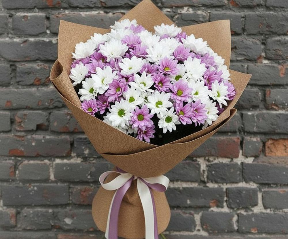 Букет цветов из: Хризантемы в Кендже-Кулаке