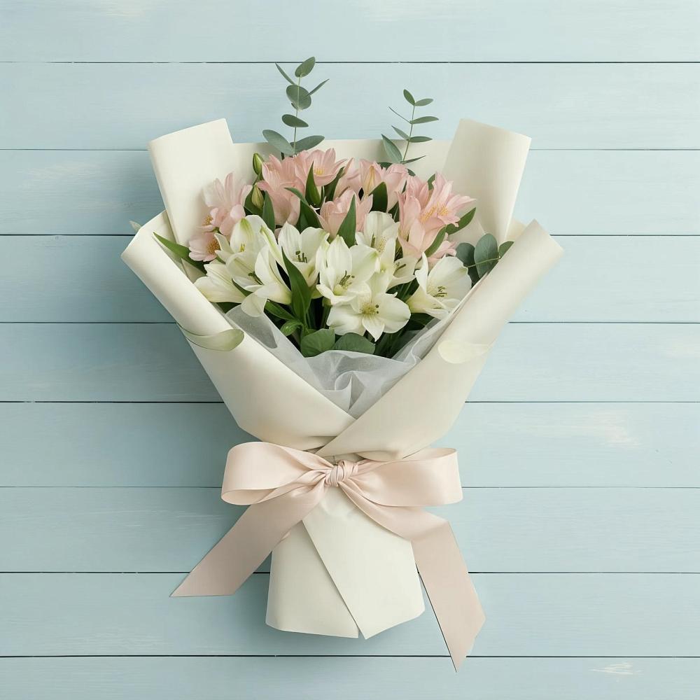 Букет цветов из: Альстромерии в Кендже-Кулаке