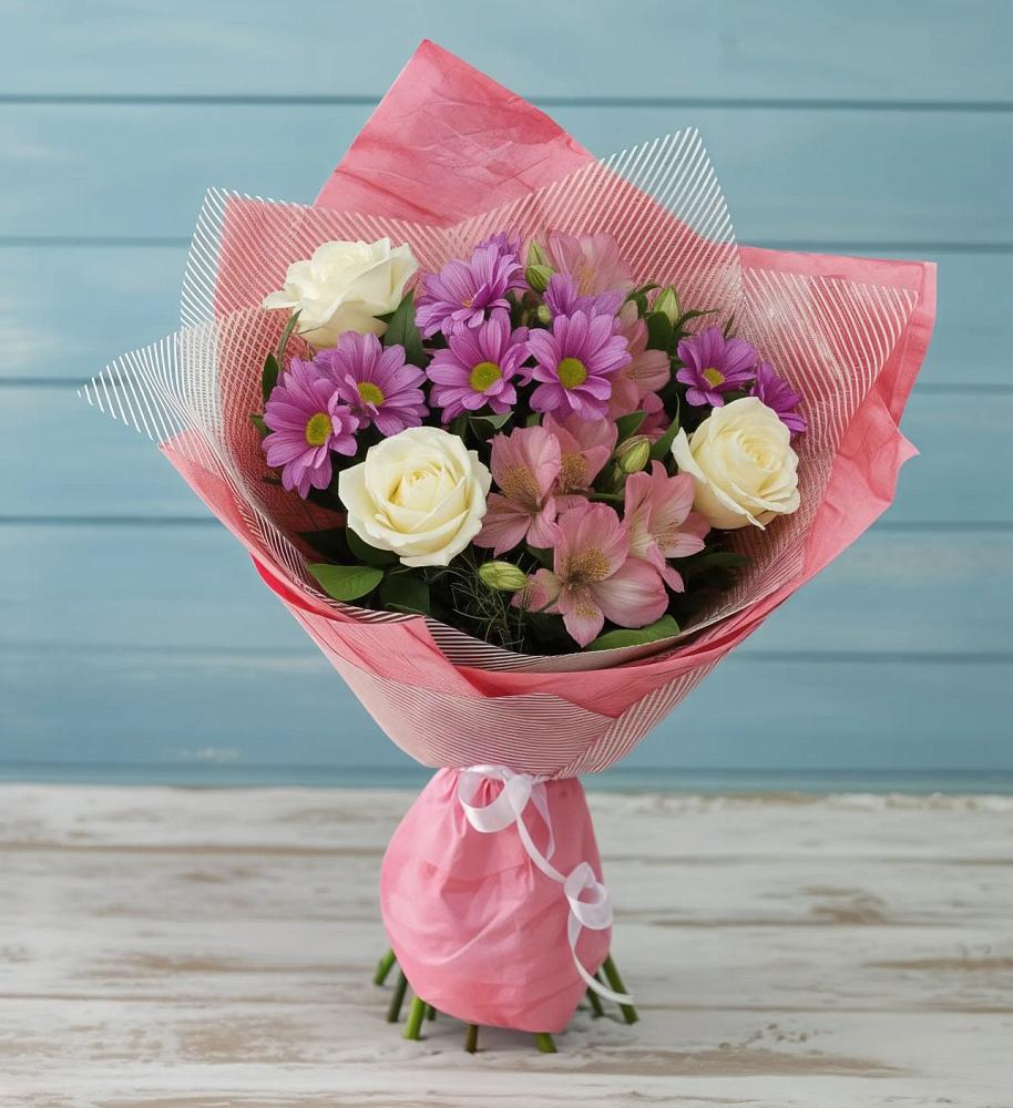 Букет цветов из: Герберы в Кендже-Кулаке