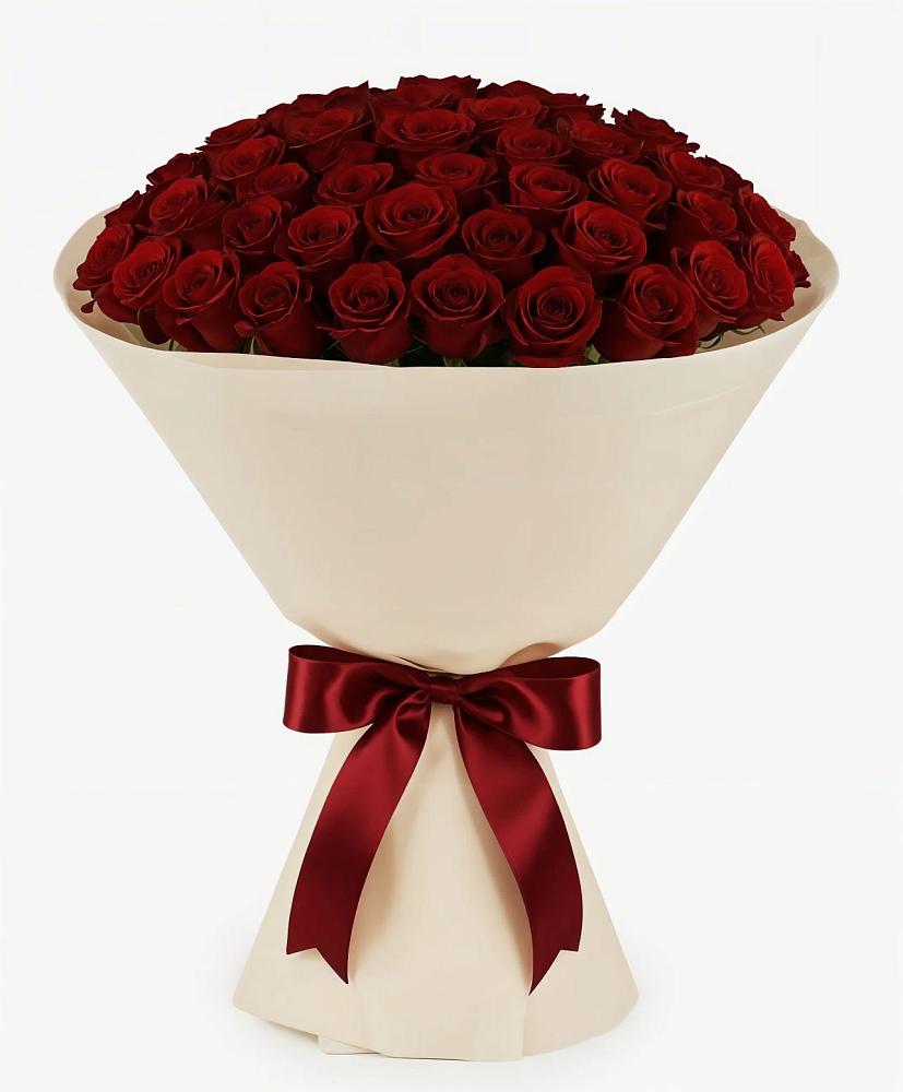 Букет 101 Бордовая роза Блэк Бакарра в Кендже-Кулаке