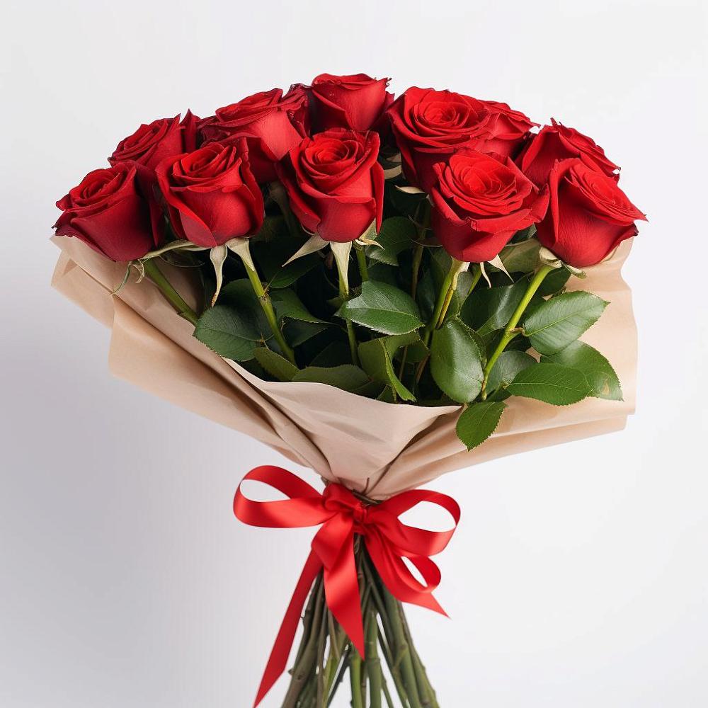 Букет 11 Красных роз Эдлесс Лав в Кендже-Кулаке